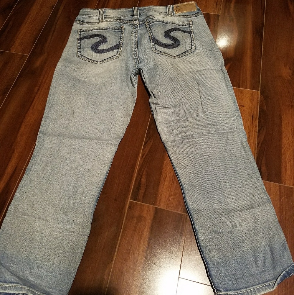 Silver Suki Capri size 30